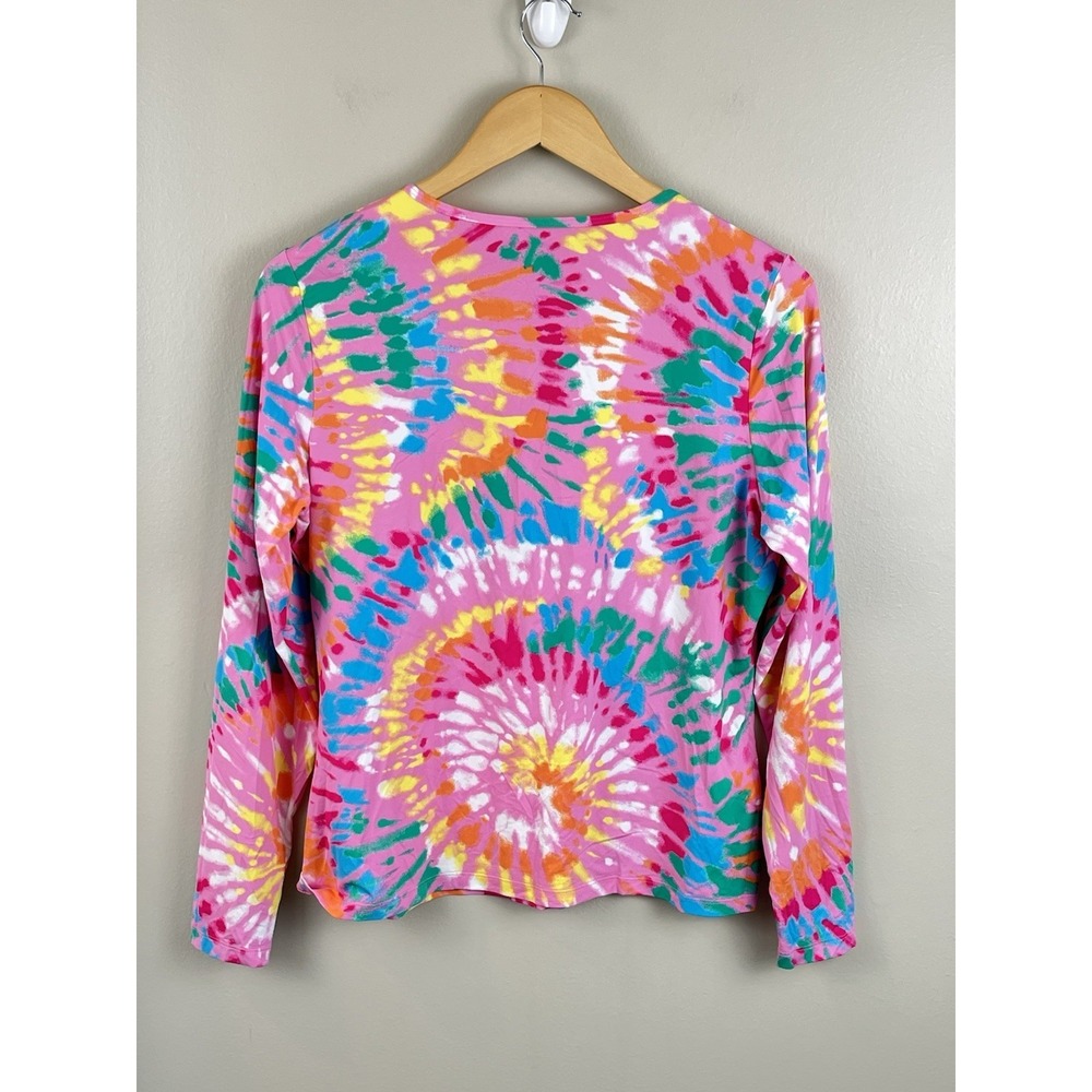 Lands' End Women's Crew Neck Long Sleeve Rash Guard UPF 50 Medium (8-10) - Picture 5 of 7